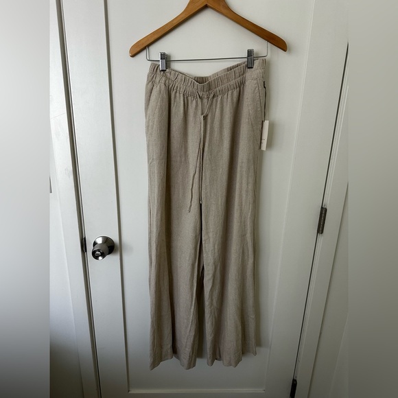 Universal Thread Pants - Universal Thread NWT sand color linen drawstring pant size small